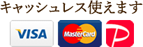 カード（VIZA、MasterCard）、ペイペイ利用可能